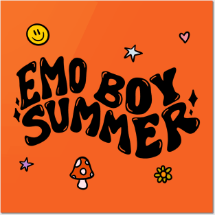 Emo Boy Summer Posters and Art